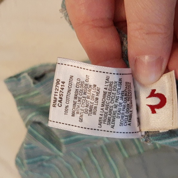 True Religion Men's Y2K 90's t-shirt size Large - Picture 5 of 8